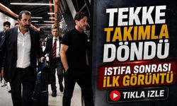 Trabzonspor Trabzon’a Döndü: İstifası Kabul Edilmeyen Fatih Tekke de Kafiledeydi