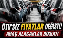 ÖTV'siz Araba Fiyatları Değişti: 783 Bin TL'ye Sıfır Otomobil Fırsatı
