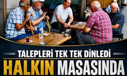 Osman Nuri Ekim Vatandaşlarla Aynı Masaya Oturdu: Talepleri Tek Tek Dinledi