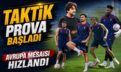 Trabzonspor Ferencvaros Maçı Öncesi Taktik Çalışmalarına Ağırlık Verdi