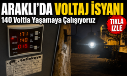 Araklı’da Vatandaşın Voltaj İsyanı: “140 Voltla Yaşamaya Çalışıyoruz”