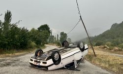 Sinop’ta Otomobil Devrildi: 2 Kişi Yaralandı