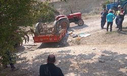 Traktör römorkunun devrildiği kazada 1 kişi öldü, 7 kişi yaralandı