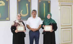 Hafızlık eğitimini tamamlayan 8 öğrenciye belgeleri verildi