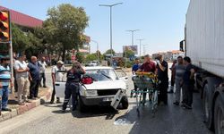 Otomobil ile tır kavşakta çarpıştı: 1 yaralı