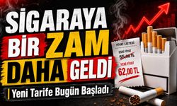 Sigaraya Bir Zam Daha Geldi; Yeni Tarife Bugün Başladı
