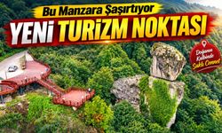 Giresun’da Görenleri Şaşırtan Gelin Kayası Artık Turizme Hizmet Verecek
