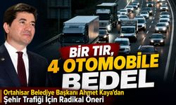 Ahmet Kaya’dan Trabzon Trafiği İçin Radikal TIR Önerisi; "Bir Tır, 4 Otomobile Bedel"