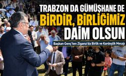 Başkan Genç’ten Zigana’da Birlik ve Kardeşlik Mesajı; “Trabzon da Gümüşhane De Birdir, Birliğimiz Daim Olsun”