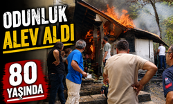 Trabzon’da Odunluk Yangını: 80 Yaşındaki Adam Yaralandı
