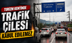 Trabzon turizminde yol krizi: 35 dakikalık mesafe 1,5 saate çıktı