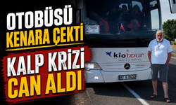 Trabzon’da turistleri almaya giden servis şoförü hayatını kaybetti