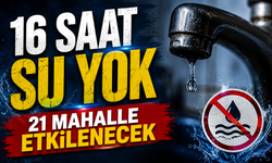 Trabzon’da 16 saatlik su kesintisi: 21 mahalle etkilenecek