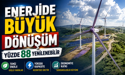 Türkiye’nin elektrik kapasitesinde büyük dönüşüm: Yüzde 88’i yenilenebilir