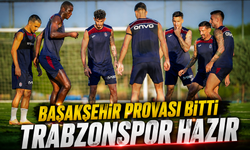 Trabzonspor Başakşehir Maçı Öncesi Son Antrenmanını Tamamladı
