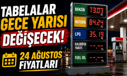24 Ağustos akaryakıt fiyatları: Benzine zam öncesi son tablo