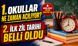 Okullar Ne Zaman Açılıyor? MEB 2026-2027 Takvimi Belli Oldu