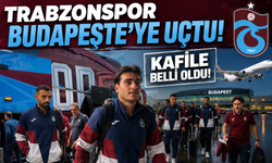 Trabzonspor Ferencvaros maçı için Macaristan’a gitti: İşte kafiledeki 21 isim