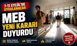 Kamuda Çalışan Velilere Yeni İzin: 7-11 Eylül’de Uygulanacak