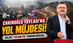 Çakıroğlu Yaylası’na Yol Müjdesi: 7 Kilometre Daha Tamamlanacak
