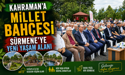 Sürmene Kahraman Mahallesi’ne Millet Bahçesi Açıldı