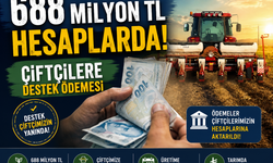 Çiftçilere 688 Milyon TL Destek: Ödemeler Hesaplara Yatıyor