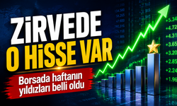 Borsada haftanın yıldızları belli oldu: Zirvede o hisse var