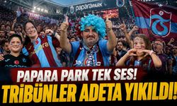 Papara Park doldu taştı: Trabzonspor taraftarı 90 dakika susmadı