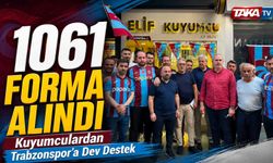 Trabzonlu Kuyumculardan Trabzonspor’a Büyük Destek: 1.061 Forma Alındı