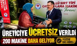 Of’ta Çay Üreticisine Yüzde 100 Hibe: 75 Makine Dağıtıldı, 200’ü Yolda
