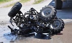 Artvin'de uçuruma devrilen ATV'deki 2 çocuk yaralandı