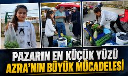 Ünye’nin 10 Yaşındaki En Küçük Esnafı Azra Babası İçin Tezgâh Açıyor