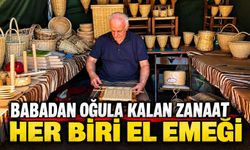 Babasından Öğrendiği Mesleği Yaşatıyor. Bir Sepet İçin Bir Gün Uğraşıyor
