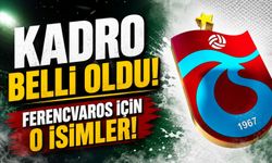 Trabzonspor’un Ferencvaros maçı kamp kadrosu belli oldu: İşte Fatih Tekke’nin tercihleri