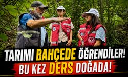 Trabzon’da Çocuklar Fındık Bahçesine Girdi: Organik Tarımı Yerinde Öğrendiler