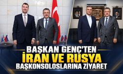 Başkan Genç’ten İran ve Rusya başkonsoloslarına ziyaret; Ticaret ve Turizm Masaya Yatırıldı