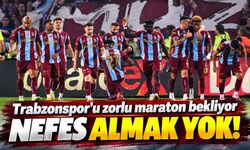 Trabzonspor'da nefes almak yok: 29 günde 8 kritik maça çıkacak