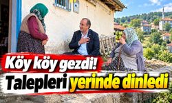 Musa Küçük Torul'da sahaya indi: Köy köy gezerek vatandaşları dinledi