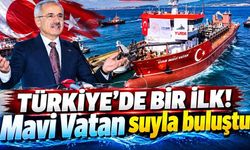 Türkiye'de bir ilk gerçekleşti: UAB MAVİ VATAN suya indirildi