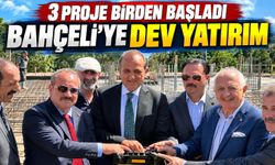 Bahçeli’de 3 Büyük Projenin Temeli Atıldı: 10 Bin Metrekarelik Yaşam Alanı Geliyor