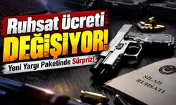 Avukatların silah ruhsatı ücretleri yarıya düşüyor, yenileme ücretsiz olacak