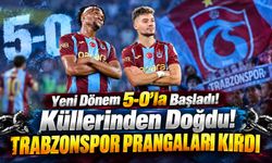Trabzonspor küllerinden doğdu: Hüseyin Çimşir’le 5 gollü başlangıç