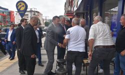 Hacısalihoğlu esnafla buluştu, vatandaşın taleplerini dinledi