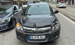 Samsun’da iki otomobil çarpıştı: 1 kişi yaralandı