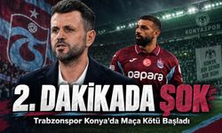Konyaspor Trabzonspor Maçında Erken Gol Şoku: İlk Yarı 1-0 Bitti