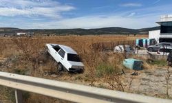 Tavşanlı'da otomobil yoldan çıktı: 1 yaralı
