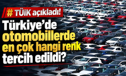 Türkiye’nin otomobil rengi belli oldu: Zirvede açık ara fark var
