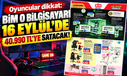 Oyuncular dikkat: BİM o bilgisayarı 16 Eylül’de 40.990 TL’ye satacak!