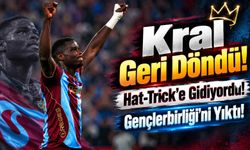 Trabzonspor’un kralı geri döndü: 44 dakikada 2 gol