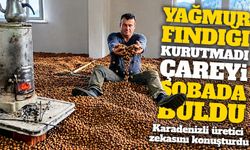 Karadenizli Üretici Zekasını Konuşturdu; Yağmur Fındığı Kurutmadı, Çareyi Sobada Buldu